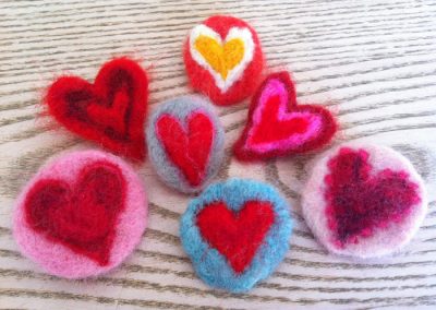 Felted Lapel Pins